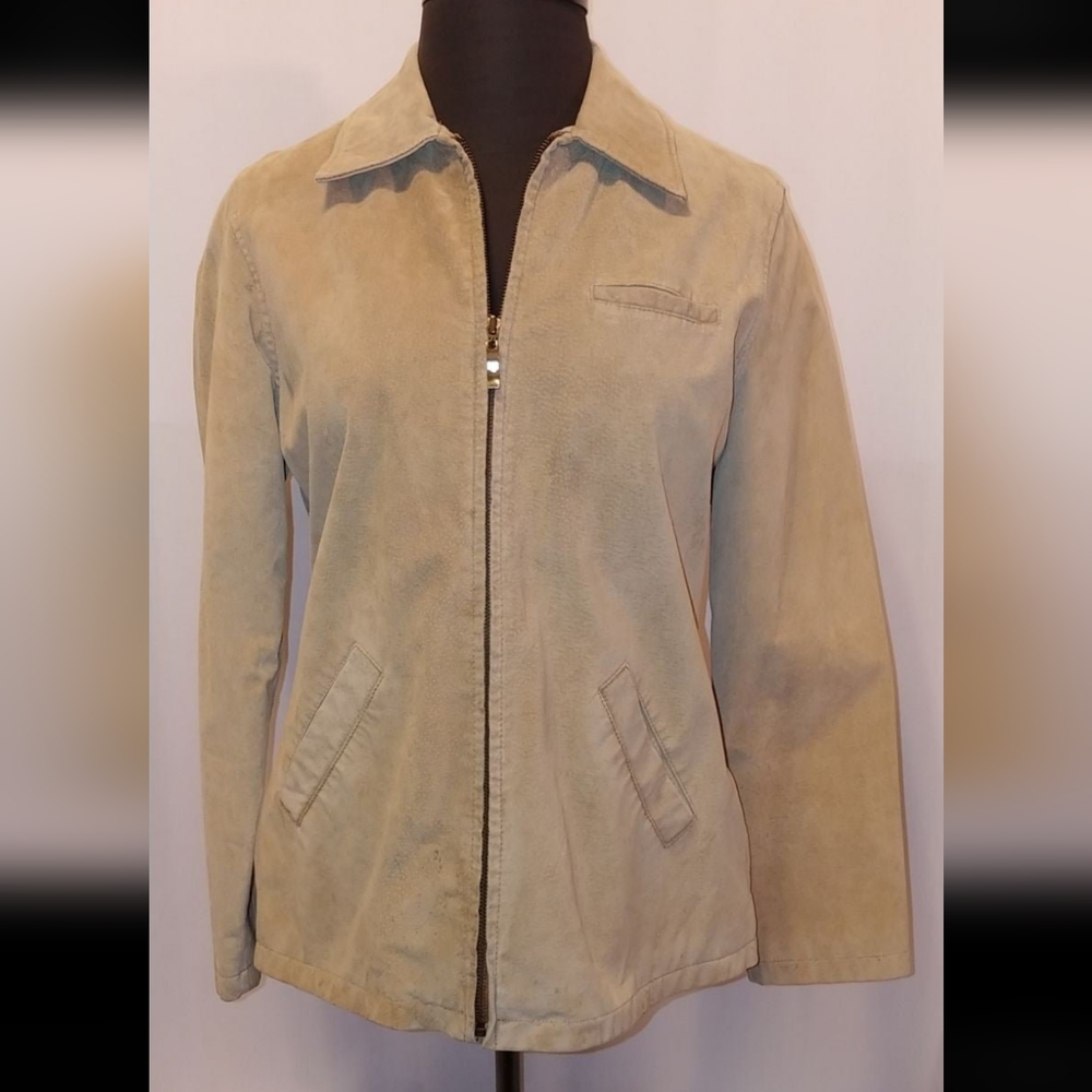 BN (XL) Lighter Leather Jacket w/Lining Vintage like style-Jaclyn Smith Classic